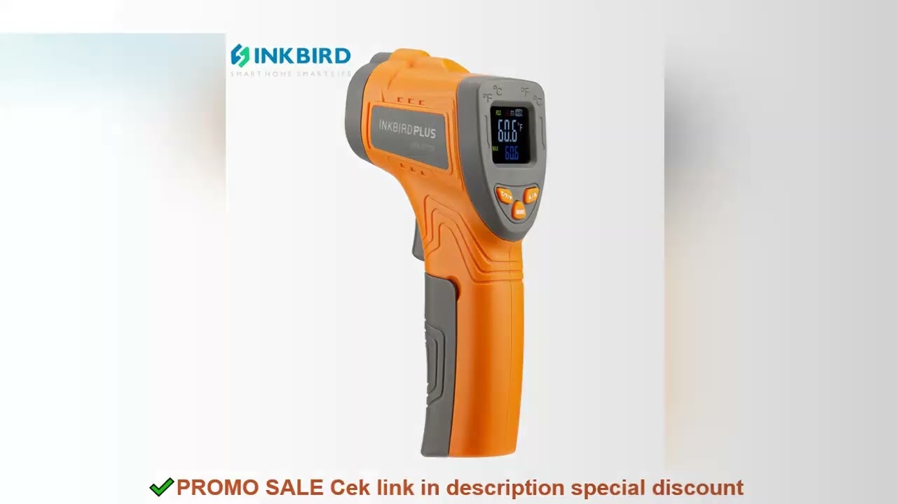 Inkbird Laser Infrared Thermometer INK-IFT01 Non-Contact Instant Read Digital Temperature for Indust