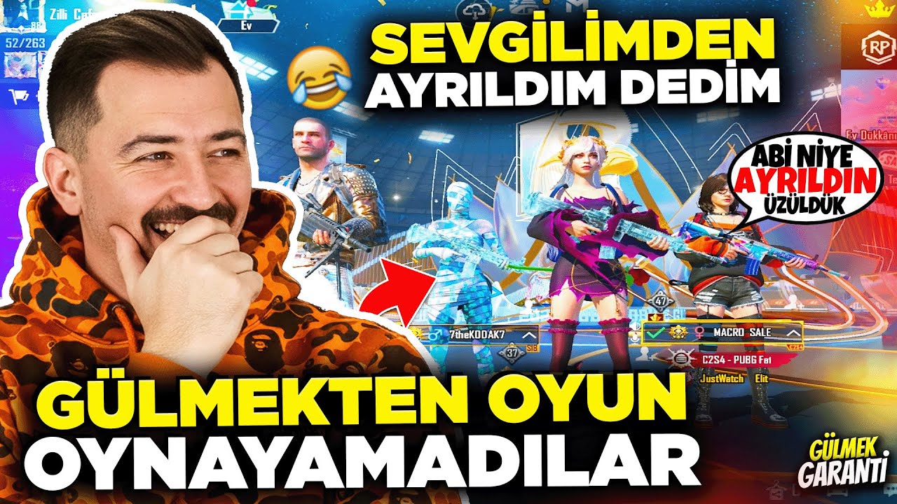 TAKIMA DEPRESYONDAYIM DEDİM 😁 GÜLMEKTEN OYNAYAMADILAR 😅 - PUBG MOBİLE TROLL