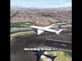 Precision approach: Watching traffic from the south #flightsim #aviation #simulation