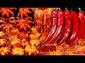 ASMR ऑक्टोपस, मशरूम JAMUR ENOKI WEBFOOT OCTOPUS (*RECIPE) SPICY ENOKI MUSHROOMS SPICY CHILLI