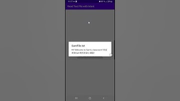 Android Pick and Read Text File from Specific Folder with Intent (demo)