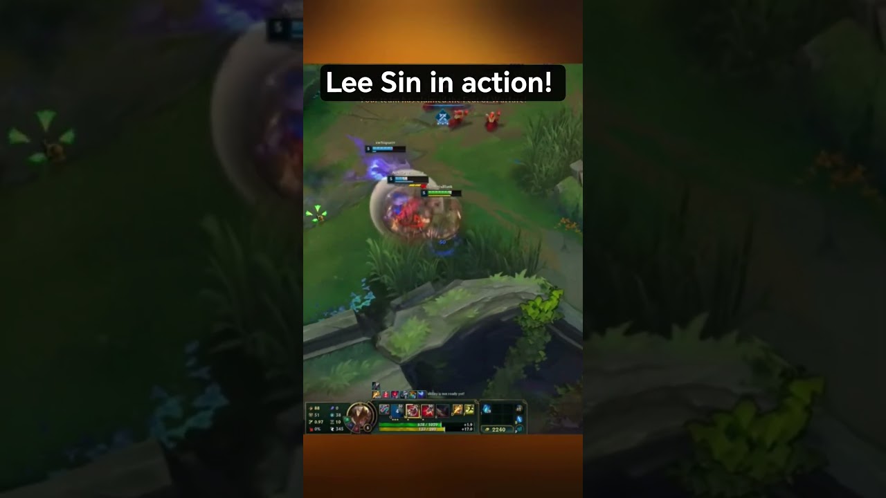 The blind monk strikes! 