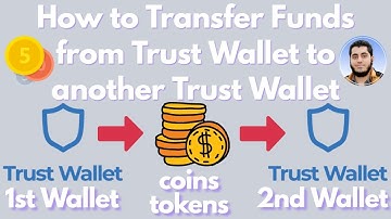 How to transfer funds from Trust wallet to another Trust wallet | From one wallet to another wallet.