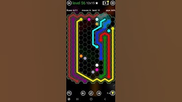 How To Solve Flow Free Hexes Jumbo Hextangle Pack Level 56 12x15 Walk Through Solution Walkthrough
