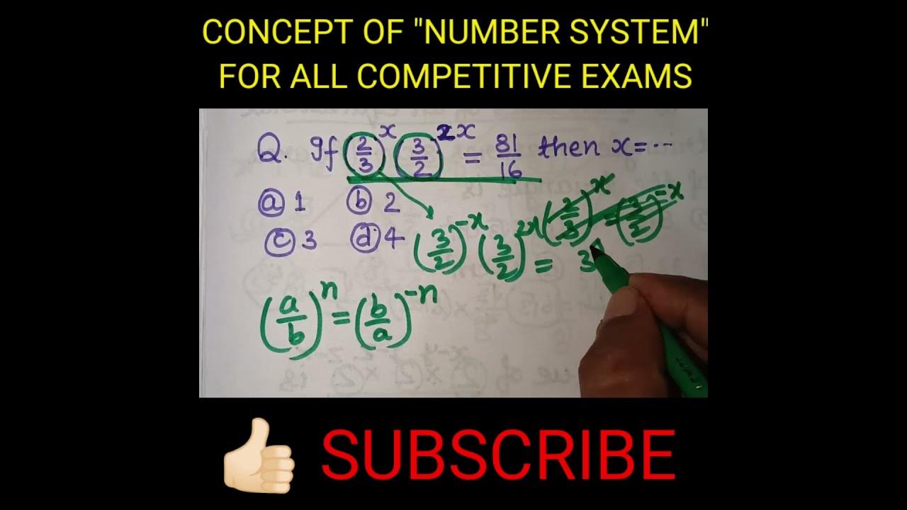 Conceptual ques related to number system for all exam shorts 