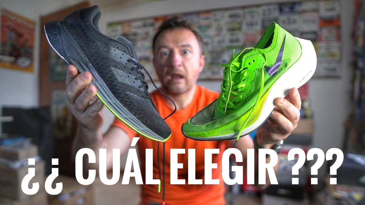 Adidas PRO vs NIKE VAPORFLY la batalla de la PLACA de CARBONO -