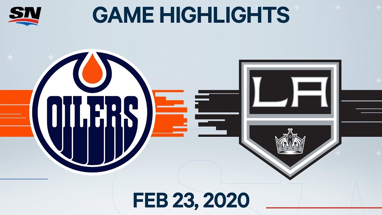 NHL Highlights Oilers vs. Kings Feb. 23, 2020 YouTube