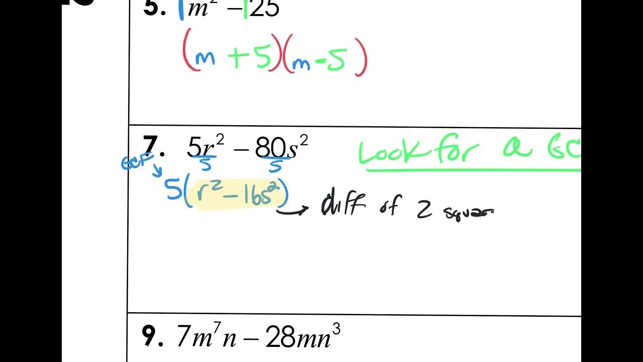 Lesson+5 2+Factoring+Polynomials+ - YouTube