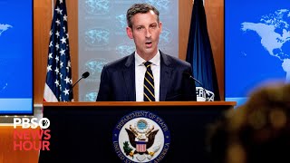 WATCH LIVE: State Department spokesperson Ned Price holds news briefing