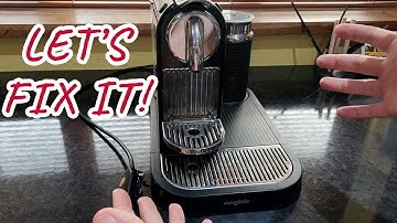 Nespresso Magimix M190 Coffee Machine Leak Fix Repair Disassembly