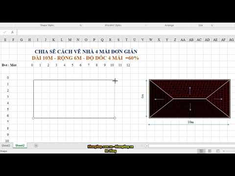 Video Cách vẽ nhà 4 mái trên giấy - P1 - youtube