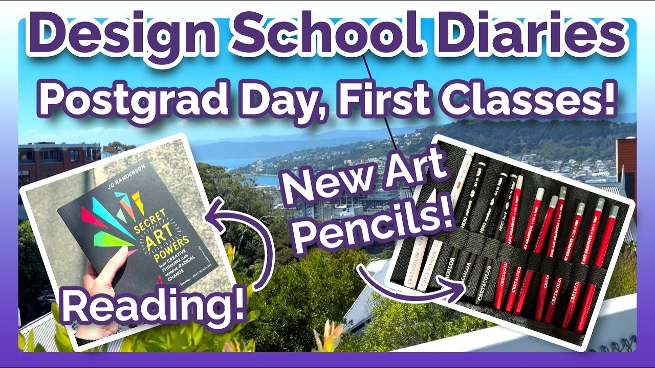 Postgrad Day and First Week of Classes, Plus New PENCILS! | Design School Diaries