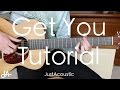 How To Play: Get You - Daniel Caesar ft. Kali Uchis (Guitar Tutorial Lesson)