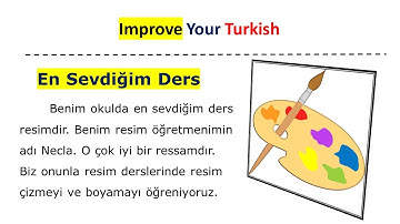 Learn Turkish: Listening and Reading A1-A2 (Dinleme-Okuma) No: 8