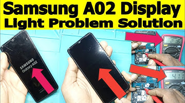 Samsung A02 display light solution|| A02 display light||Samsung Galaxy A02 displsy light