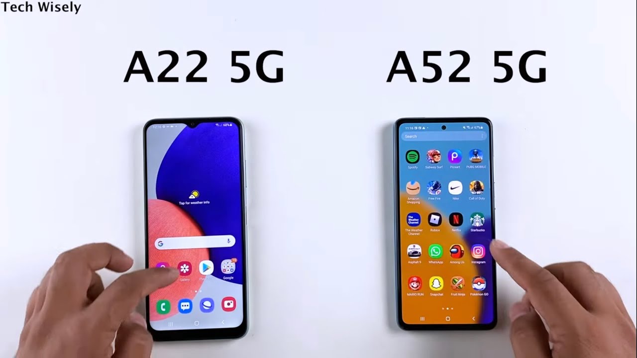 Samsung A52 И A52 5g Сравнение