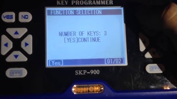 2013 Ford Fiesta Programmed by SKP-900 key programmer