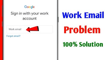 work email problem 100% Solution ✅ || create new gmail account not showing