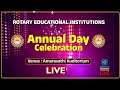 Rotary educational institutions   annual day celebration  2023  live  22122023