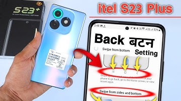 Itel s23 plus back button setting/ Itel s23 plus back button change/ Itel s23 plus key setting