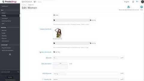 How adding image to the top menu Prestashop 1.7.x