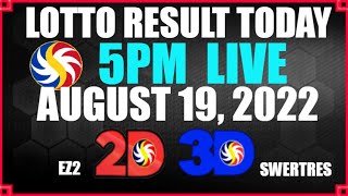 Lotto Result Today August 19 2022 5pm | Ez2 Swertres Result