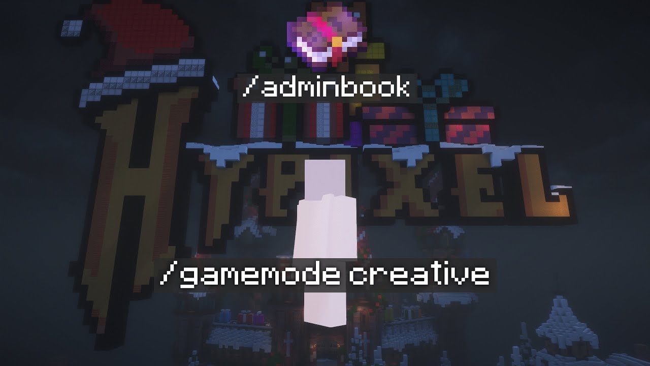 SECRET command on hypixel ( creative mode )