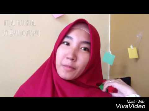 Tutorial hijab syar'i versi gue