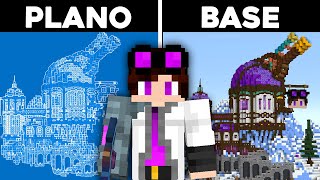 Transformei um DESENHO em uma BASE no Minecraft image