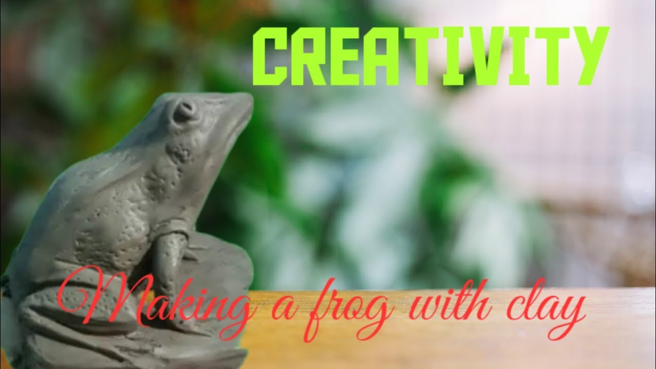 # how to sculpt a frog in water based clay # frog sculpting technique ...