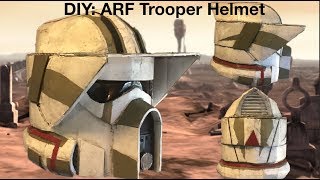 DIY: ARF Trooper Helmet + Commander Trauma Markings!
