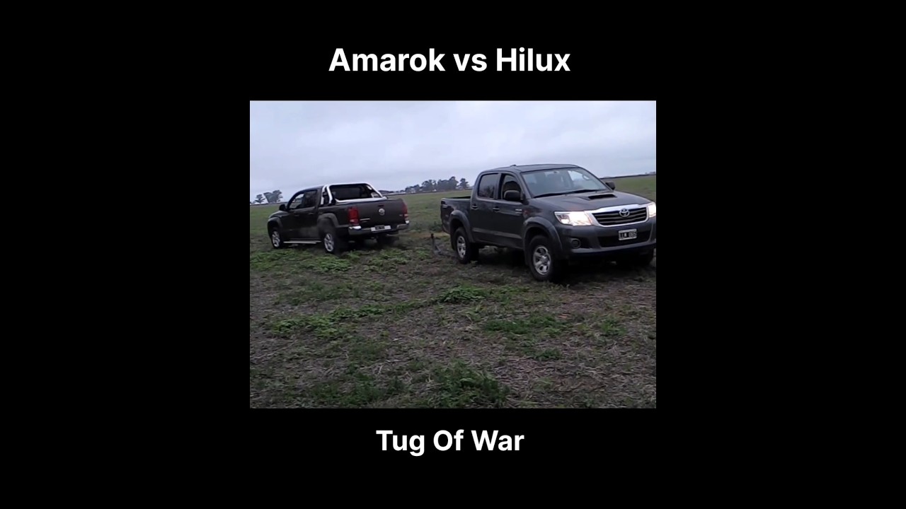 Volkswagen Amarok против Toyota Hilux: перетягивание каната 