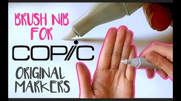 How to: Optional Brush nib for Copic original markers