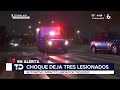 Choque entre trolebús y un auto en Iztapalapa deja 2 heridos