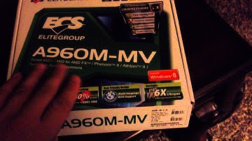 ECS EliteGroup A960M-MV Unboxing