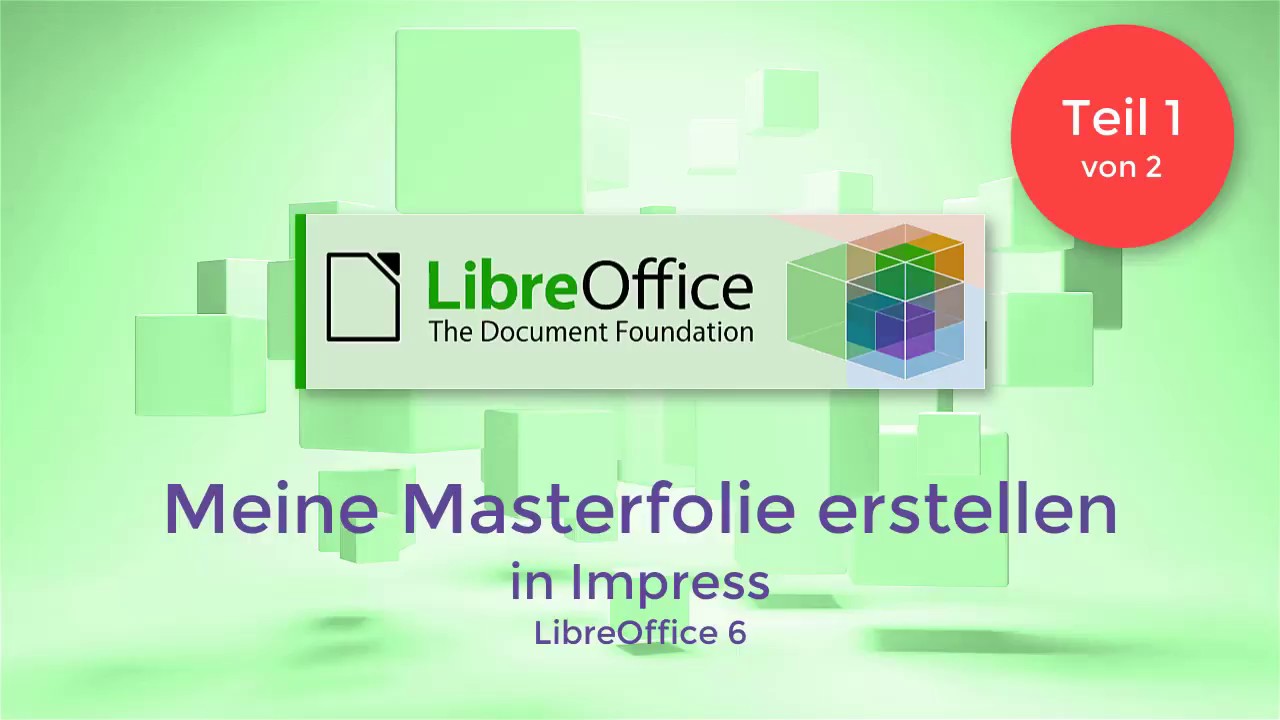 Libreoffice Meine Masterfolie Erstellen German Deutsch Youtube