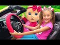 We are in The Car Song from Sasha and Baby | Nursery Rhymes & Kids Song