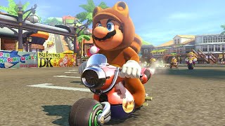 Mario Kart 8 (Wii U) - 100% Walkthrough Part 13 Gameplay - 150cc START with Tanooki Mario & Lemmy