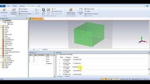 CST Studio Lossy Cavity Resonator (Finding Q Factor) Part 05