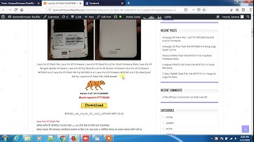 Lava Iris X5 Flash File MT6582 4 4 2 Update Firmware Rom