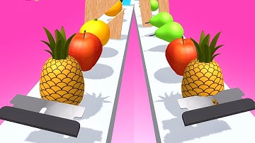 Slicer Runner! Very satisfying and relaxing ASMR slicing gameplay video