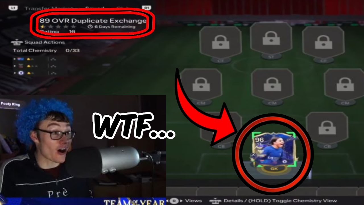 He Put TOTY Cards into the Exchange SBC???