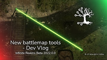 New Digital Battlemap Tools: Line of Sight, Distance, Paint Layer -  Infinite Realms Developer VLog