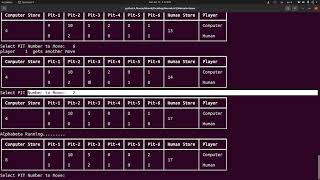 Mancala game screenshot 1