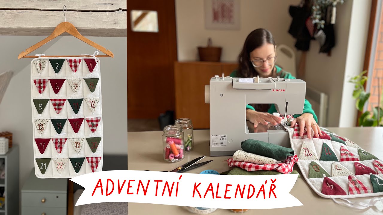 Jak ušít adventní kalendář s kapsičkami na drobnosti