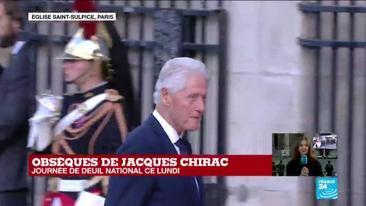 Obsèques de Jacques Chirac : arrivée de nombreuses personnalités à l'église Saint-Sulpice