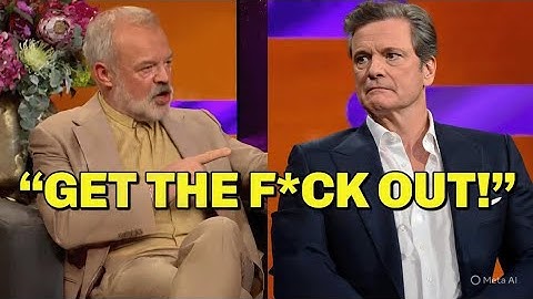 Colin Firth heeft de show van Graham Norton afgetrapt na een heftige ruzie