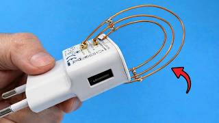Never Buy an Antenna Again! Connect Copper Wire to a Phone Charger — See the Result 📡 screenshot 1