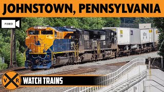 Johnstown, Pennsylvania, USA | LIVE Train Camera (Fixed View – West)