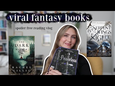 reading viral fantasy books!